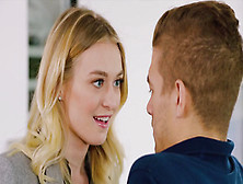 Young Blonde Student Vixen Improves Her Grades Via Fucking