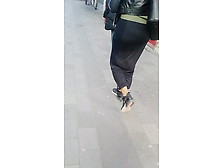 Uk Vpl Candid Sexy Somali Hijabi Slut Walking And Teasing