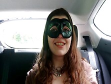 Public Teen Orgasm!! 18Yo Girl Fucks Herself In The Car!!