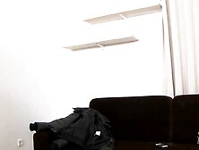 Large melons playgirl sucking some dicks whilst being double permeated