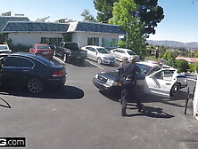 Caught On Camera! Wife Sucks Off Cop To Get Her Husband Off