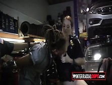 Female White Cops Pounded By Ebony Thug With Large Dick