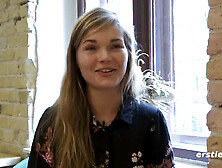 Viktoria Fingers Pussy In Sexy Nightie And Stockings