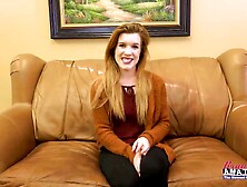 Lusty Ginger Keaton Finger Bangs Her Snatch To Give A Unfathomable BJ!