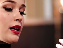 Neon Pink Lesbian Bombshell Exposes Her ruthless Secrets!