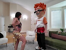 I Spank Sasha Pearl’s Big Tits for a Creampie in Our Dance Duel!