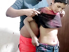 Sexy 18-year-old Indian girl from the village gets down and dirty