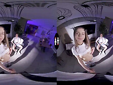 Steamy threeway with stepdad and stepdaughter