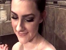 Step Sister Gives Step Brother A Valentine's Day Shower Oral sex And Sex - Peachy Vagina