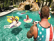 TRANS POOL PARTY - LENA KELLY,  JANELLE FENNEC,  CASEY KISSES,  NATALIE MARS