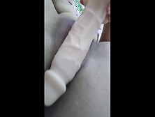 Fucking My Sexy Fresh Vagina With A Gigantic Toy