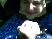 Friend lets me unload a thick nut on her face