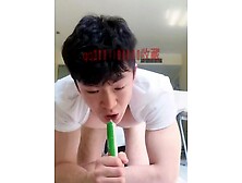 Asian Basketball Player Is All Alone And Showing Off His Hairy Ass While Masturbating