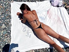 Picked Up Sexy eighteen Year Old Sweetheart On The Beach - Drilled Her And Cum On Face