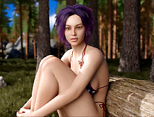 The cabin and the big boobs adventure