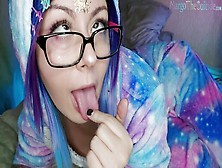 Fine Bitch Swallowing And Masturbation Twat Sex Toy Before Bedtime