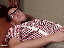 Black therapist Lotus Lain after therapy makes cuckold patient Tony Orlando suck wang to Rob Yaeger then bangs over his face in