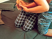 I CAUGHT MY HOT STEP SISTER HORNY AND FUCK HER CUNT