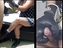 Fetishwife Boxing the slave´s balls & rod until cums on with leather boxing in combat boots