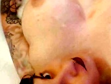 Goddess bubble bath playtime Tittyfuck,  cock suck & fucked to cum in the tub