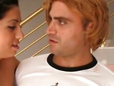 Nasty Julia de Lucia gets a big load on her face.