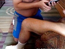 GLORYHOLE PICKUPS - Naughty bearded bear was eager to caress and suck that prick