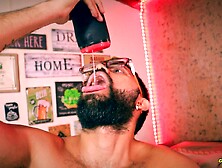 Pov From Under Camilo Brown Fucking His Fleshlight Cums Inside A