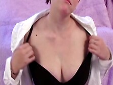 Bookworm Shows Tits