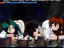 3D ANIME ORGY 3 Beauties Jizz with you