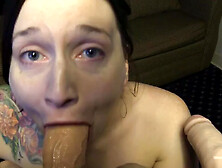 Tattooed Brunette Mom Blowbangs 2 Dildo Toys - Fetish Homemade Pov Oral Sex