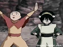 Avatar Anime - Toph training