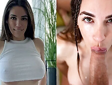 She Knows how to Seduce with a Big Cock in Her Mouth (cum Face and Cum Tits...