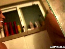 Alison Tyler fingers herself hard