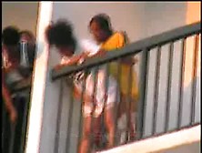 Balcony Very Public Fucking. Flv