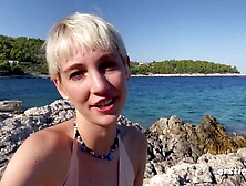 Ersties - Delightsome Annika Plays With Herself On A Sexy Beach In Croatia