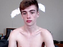 Flexible Twink Jerks Off And Sucks His Own Hard Dick