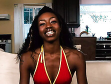 Royce Rae Enjoys To Fuck Hard Ebony Dong With Her Cute Dark Twat