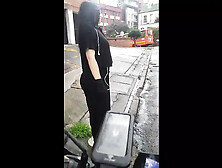 Carrying an Order I Meet This Strange and Pretty Girl