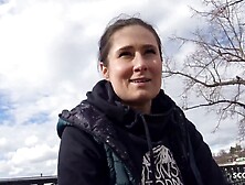 GERMAN SCOUT - REAL STREET CASTING BANG WITH TEEN LARA FOX