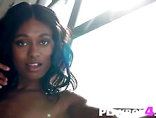 Black Teen Jahla Sexy Danced Totally Naked After Passion Striptease Action (18+)