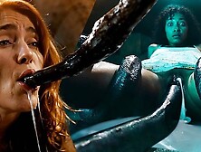 Nice-looking Amirah Adara and Kendra Sunderland's monsters dirt