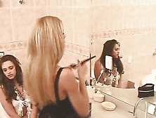 Shemale - Bathroom Sex With Girl