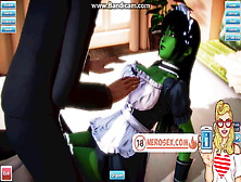 Honey Select Green Maid