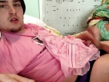 Pants Fetish CEI by Choke Gal on Chaturbate! Sissy Cumslut two Orgasms!