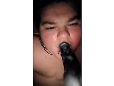 Fakeboy Rapes Her Face With A Dildo