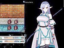 We're gonna defeat the boss in the sewers,  but Asuna is acting strangely in combat..... Sao Ntr Online game 1: part two Eng