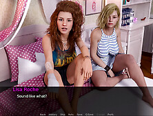 Mommy with big boobs takes care of business in this visual novel gameplay