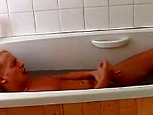 Auditioned Aaron Hoffman Strokes Big Dick In Bathtub