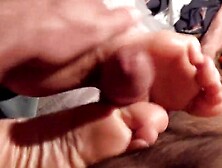 BBW PALE GODDESS RED HEAD Give Hubby a turf job toes job