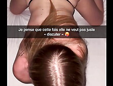 French Cheat Snap - Thin blonde cheats on her bf with his best friend!!